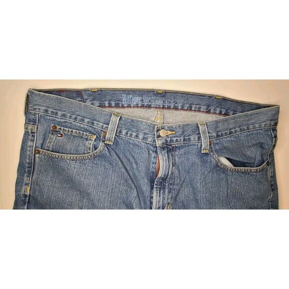 HILFIGER HERITAGE Boot Cut 40/30 Jeans Men's Medium Wash - Picture 4 of 11